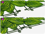 Balcony Screen with Leaves Green and Yellow 300 x 150 cm 42040648