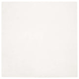 Anti-Slip Faux Rabbit Fur Rug OLITE Cream 160 x 160 cm 42021664