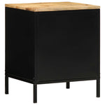 Bedside Cabinet 2 pcs Brown and black 40 x 35 x 50 cm 4019638
