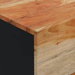 ZNTS Sideboard with 3 Drawers 40x33.5x75 cm Solid Wood Acacia 352906