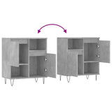 Sideboard Concrete Grey 60x35x70 cm Engineered Wood 831192