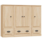 Highboards 3 pcs Sonoma Oak Engineered Wood 3185298