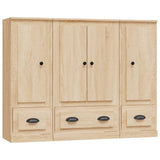 Highboards 3 pcs Sonoma Oak Engineered Wood 3185298