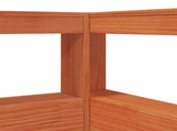 Bookcase Bed with Headboard with Storage Solid Pine Wood 3423801
