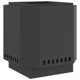 Smokeless Fire Pit Black 48 x 48 x 51 cm Steel 858976