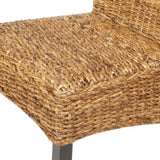 Dining Chairs 4 pcs Abaca and Solid Mango Wood 274198