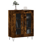 Sideboard Smoked Oak 69.5x34x90 cm Engineered Wood 827785