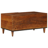 Coffee Table Brown 80 x 50 x 40 cm Solid Mango Wood 4018228