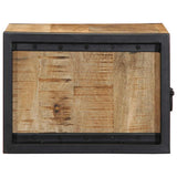 Bedside Cabinet 40x35x25 cm Solid Rough Wood Mango 4015945