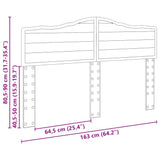 Headboard Gloss White Engineered wood 888643