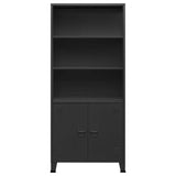 Industrial Bookshelf Anthracite 80x32x180 cm Steel 339633