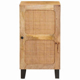Sideboard with Storage Brown 40 x 33 x 75 cm Solid Mango Wood 4018068