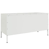 TV Cabinet White 100.5x39x50.5 cm Steel 842951