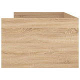 Bed Frame Sonoma oak Engineered wood Single Bed Frame 3207345