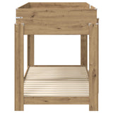 Bunk Bed for Kids Artisan Oak 90 x 200 cm Engineered Wood 3410522