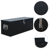ZNTS Aluminium Box 1085x370x400 mm Black 144846