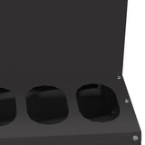 Chicken Feeder Black 40 x 40 x 45 cm Cold-Rolled Steel 874678