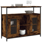 Sideboard Smoked Oak 100x35x80 cm Engineered Wood 835506