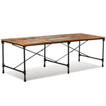 ZNTS Dining Table Solid Reclaimed Wood 240 cm 243994