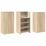 Reception Desk Sonoma Oak 155x50x103.5 cm Engineered Wood 3324198