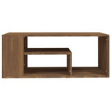 ZNTS Coffee Table Brown Oak 100x50x40 cm Engineered Wood 815842