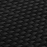 Balcony Screens 10 pcs Black 255x19 cm Poly Rattan 156319