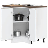 Kitchen Corner Base Cabinet Porto Smoked Oak Engineered Wood 853992