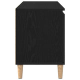 TV Cabinet Black Oak 102 x 35 x 50 cm Engineered Wood 862584