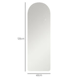 120 x 40cm Arch Mirror, with LED Lights T3398P344133