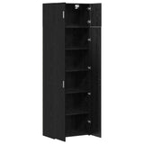 Storage Cabinet 3 pcs Black Oak 3365637