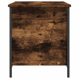 Storage Bench Smoked Oak 80x42.5x50 cm Engineered Wood 839015