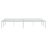Metal Bed Frame without Mattress White 120x190cm 350910