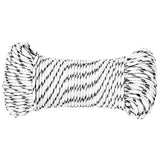 Braided Boat Rope White 5 mmx500 m Polyester 152760