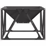 Fire Pit Black 50 x 50 x 35 cm Steel 858992