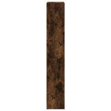 4-Tier Book Cabinet Smoked Oak 40x24x143 cm Engineered Wood 816065
