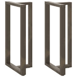 Bar Table Legs T-Shaped 2 pcs Black 60x35x cm Steel 4013107