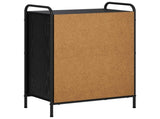 Book Cabinet 55.5 x 33 x 80 cm Engineered Wood Black Oak 8013890