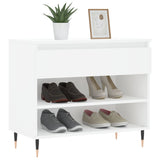 Shoe Cabinet White 70x36x60 cm Engineered Wood 831428
