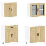 4 Piece Kitchen Cabinet Set Kalmar Sonoma Oak Engineered Wood 3314854