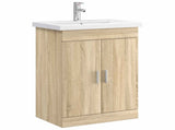 Bathroom Furniture Set Sonoma Oak 61 x 40 x 84.5 cm 3404352