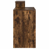 Desk with Shelf Smoked Oak 120.5 x 44 x 88.5 cm Engineered Wood 869478