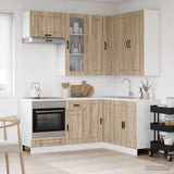 Kitchen Unit PORTO 8 pcs Sonoma Oak Engineered Wood 3438423