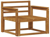 Outdoor Sofa Solid Acacia Wood Natural 3436221