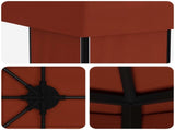 Garden Gazebo 6 x 3 m Terracotta Polyester and Steel 190 3376010