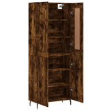 Highboard Smoked Oak 69.5x34x180 cm Engineered Wood 3199574