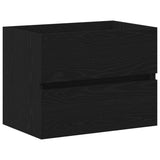 Bathroom Sink Cabinet Black Oak 60 x 39 x 62 cm Engineered Wood 3333143