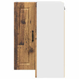 Wall Corner Cabinet PORTO Old Wood 57 x 57 x 80 cm 885433
