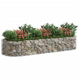 Gabion Raised Bed Galvanised Iron 300x100x50 cm 152041