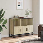 ZNTS Sideboard Sonoma Oak 100x35x76 cm Engineered Wood 849030