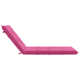 Sunlounger Cushion GEMERT 100% Polyester Pink 190 x 70 x 9 cm 947422